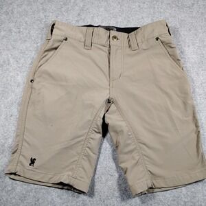Chrome Industries Mens 28 Khaki Tan Cycling Commuter Tech Shorts